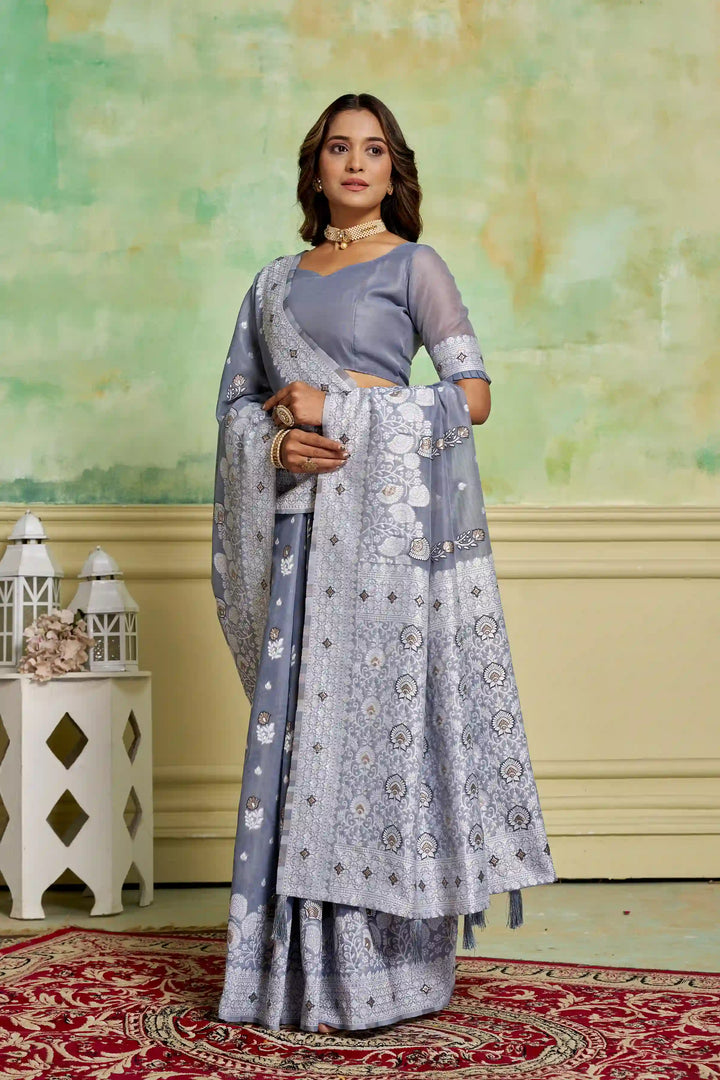 Designer Cotton Saree for Wedding & Festive Occasions | Wevon Work