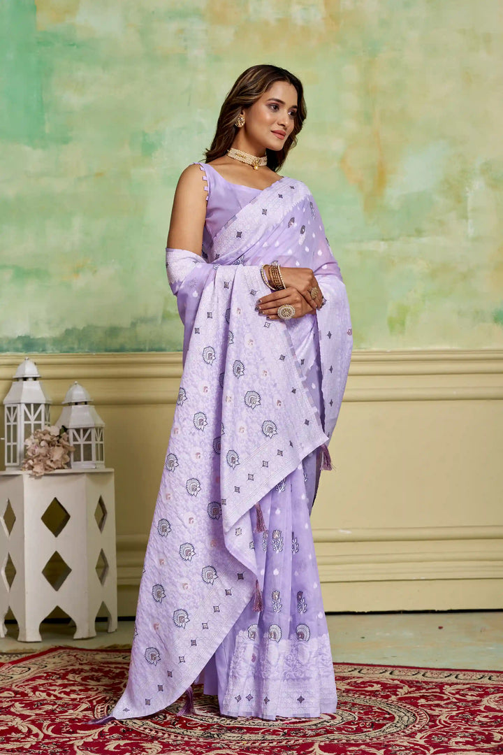 Designer Cotton Saree for Wedding & Festive Occasions | Wevon Work