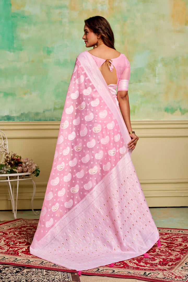Cotton Wevon-Designer Saree | Perfect for Weddings and Special Events