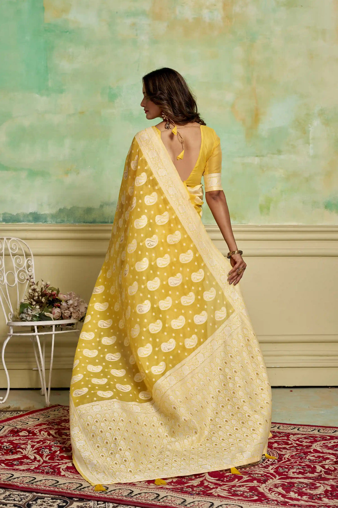 Cotton Wevon-Designer Saree | Perfect for Weddings and Special Events