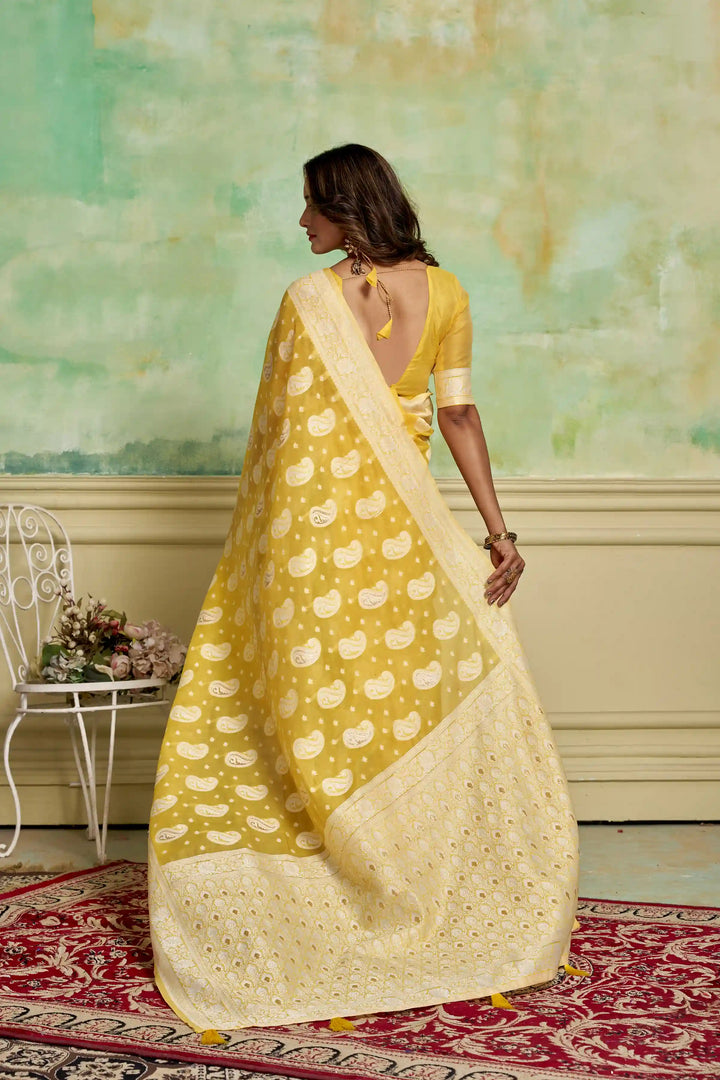 Cotton Wevon-Designer Saree | Perfect for Weddings and Special Events