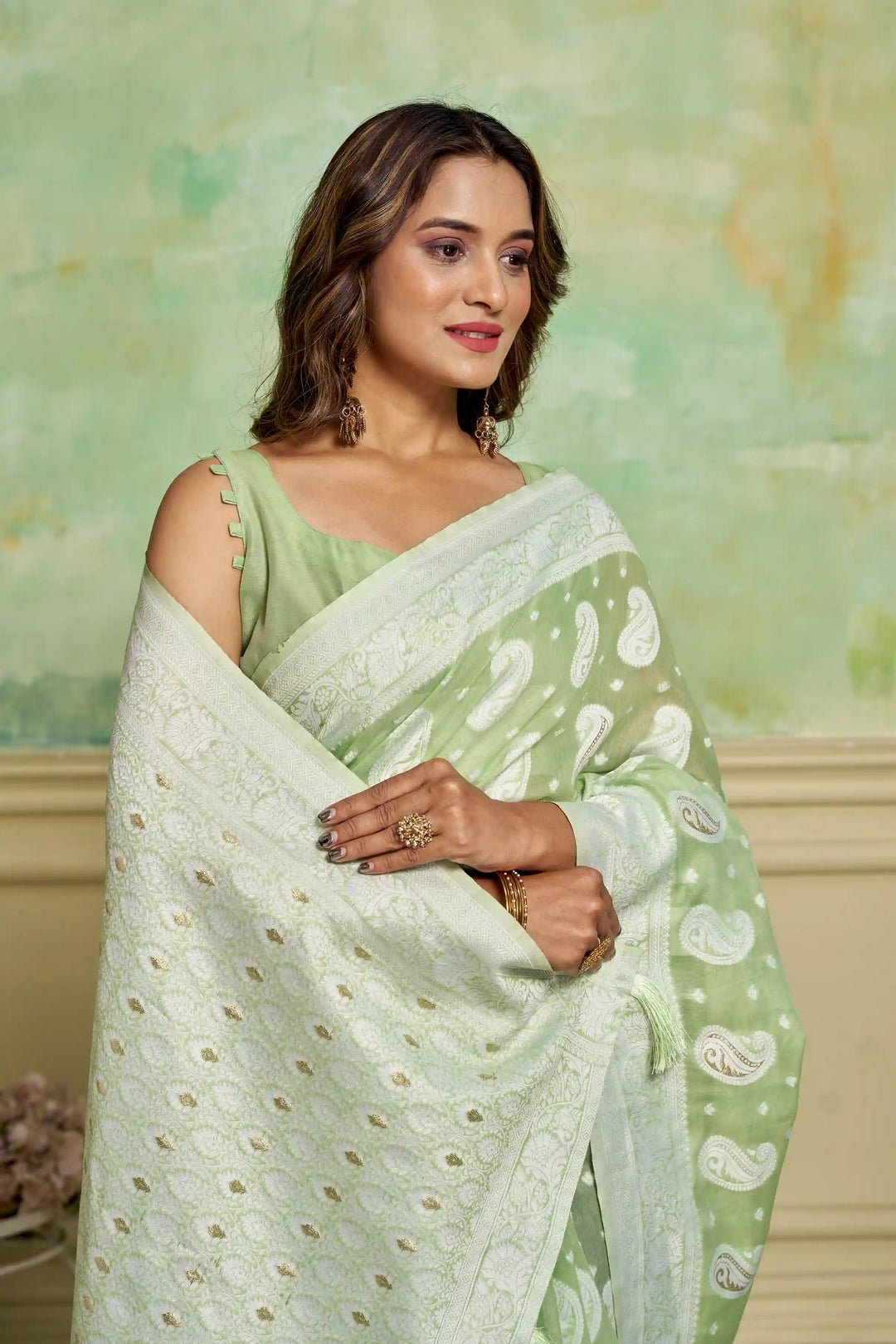 Cotton Wevon-Designer Saree | Perfect for Weddings and Special Events