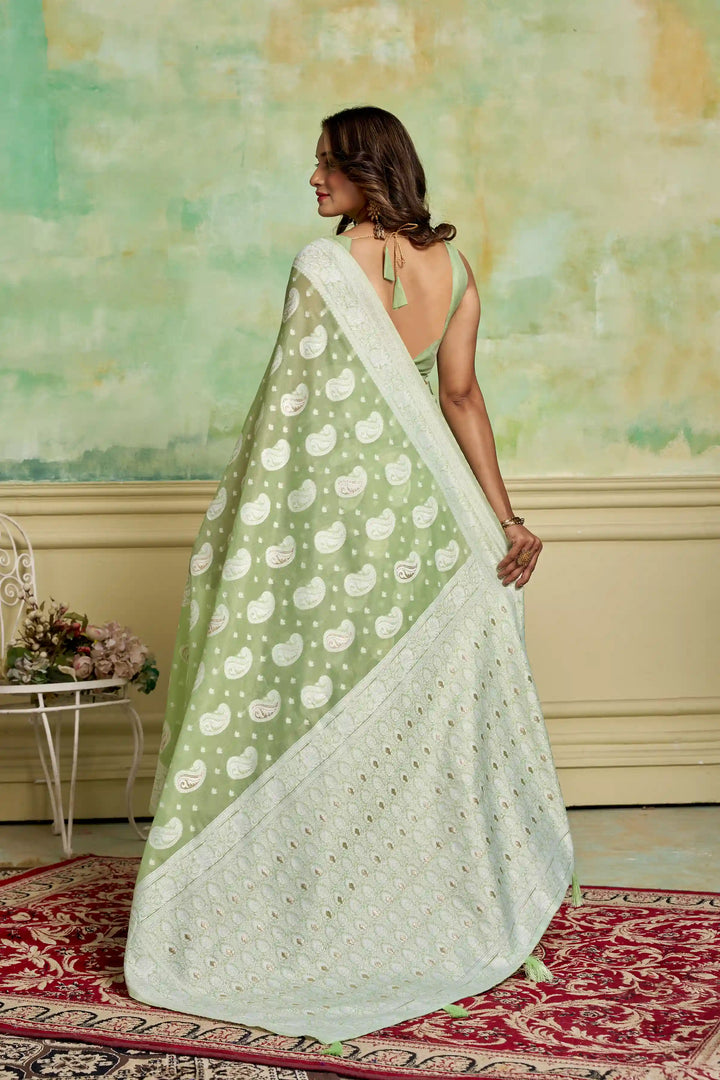 Cotton Wevon-Designer Saree | Perfect for Weddings and Special Events