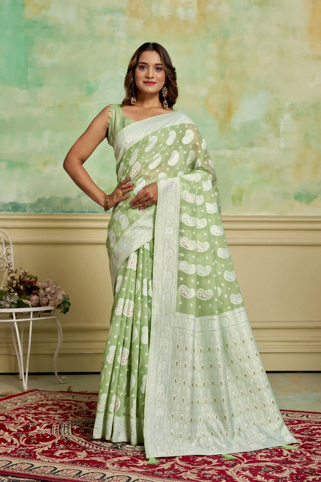 Cotton Wevon-Designer Saree | Perfect for Weddings and Special Events