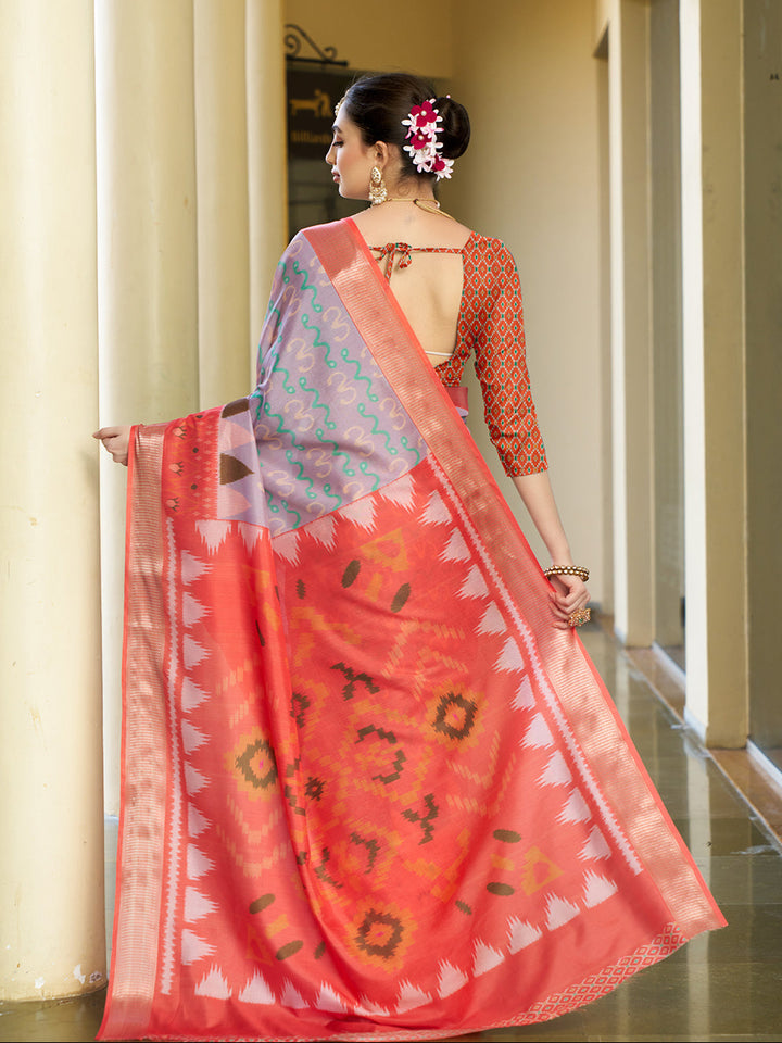 Designer Digital Printed Crepe Saree | Elegant Wedding & Festive Wear