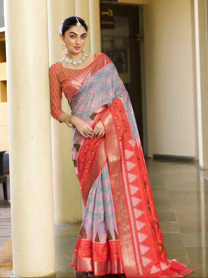 Designer Digital Printed Crepe Saree | Elegant Wedding & Festive Wear