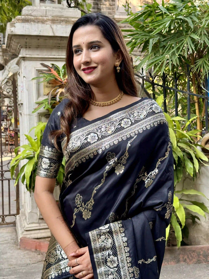 Banarasi Silk Saree Jacquard Wevon Work | Designer Jari Traditional and Wedding