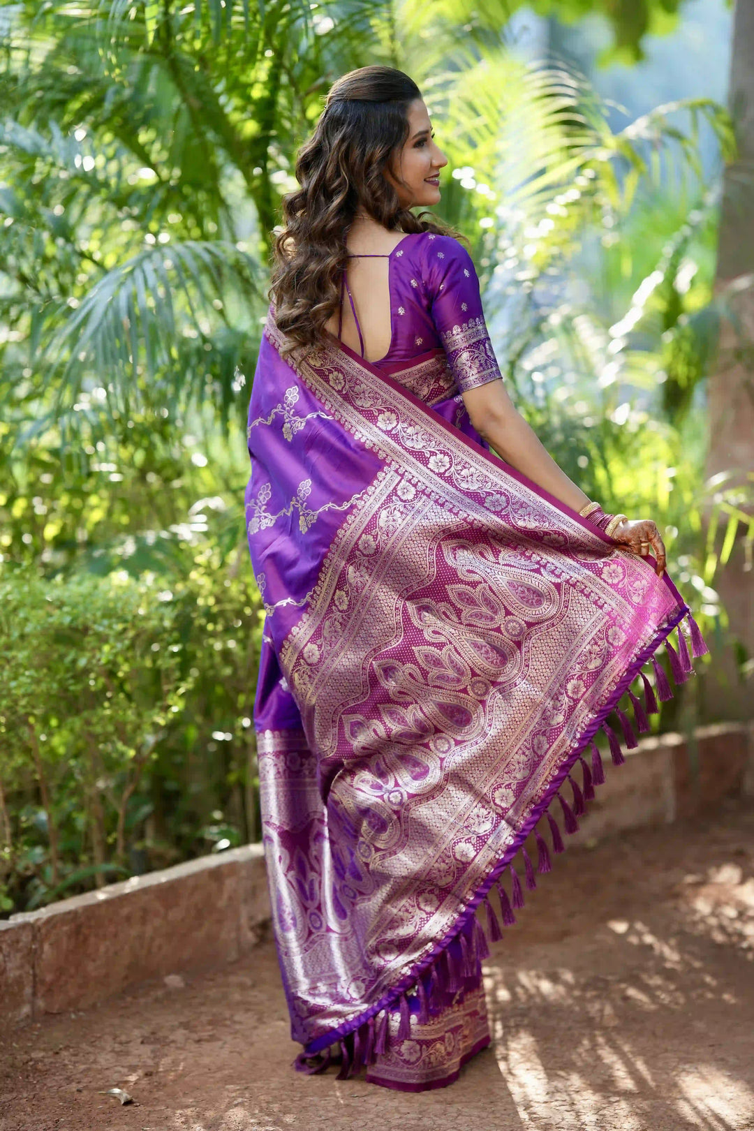 Banarasi Silk Saree Jacquard Wevon Work | Designer Jari Traditional and Wedding