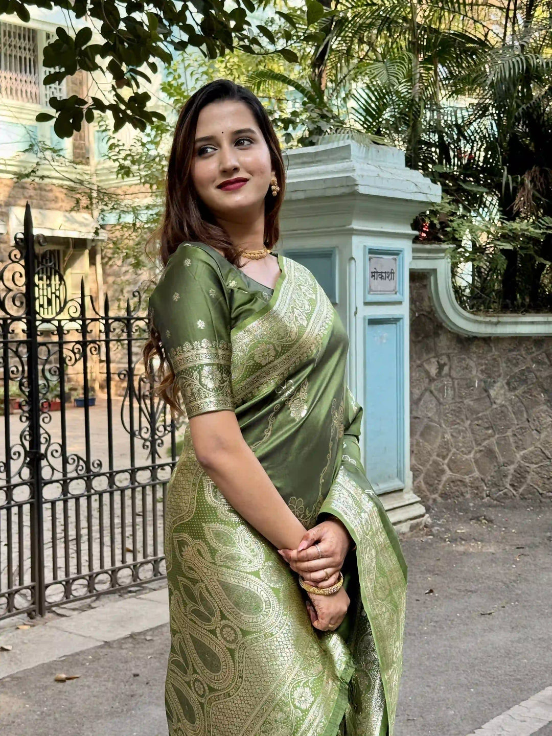 Banarasi Silk Saree Jacquard Wevon Work | Designer Jari Traditional and Wedding