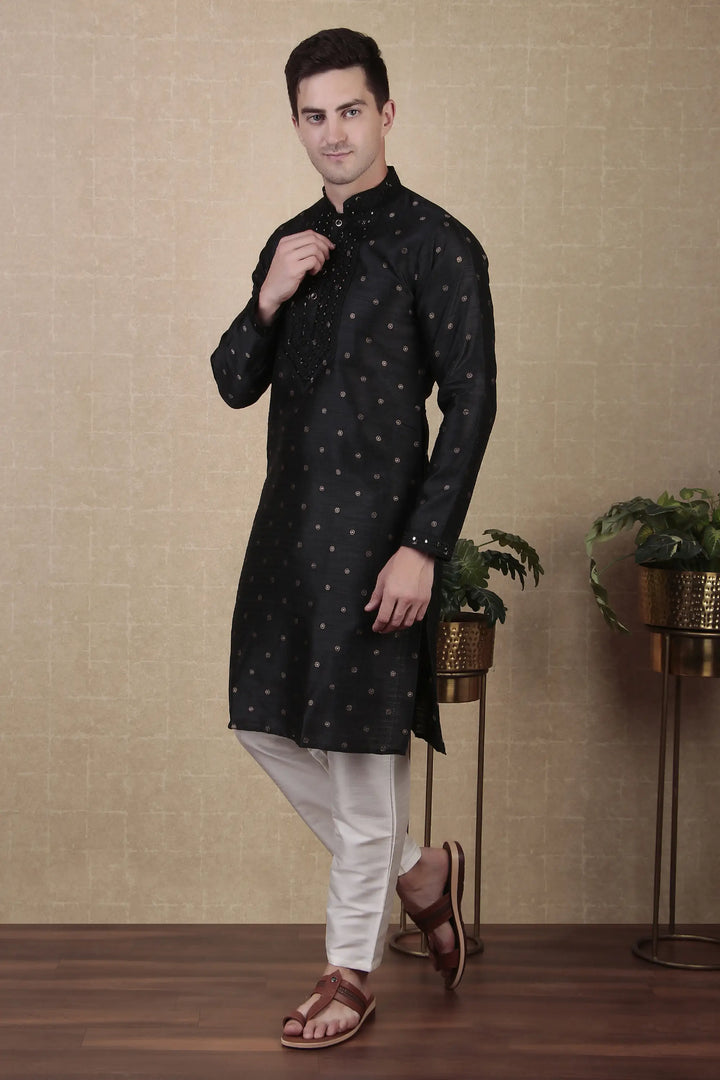 Ethnic Mirror Work Kurta Pyjama | Stylish Outfit for Festive Occasions