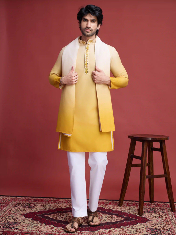 Party-Ready Rayon Kurta Set | Dupatta with Stunning Mirror Embellishments
