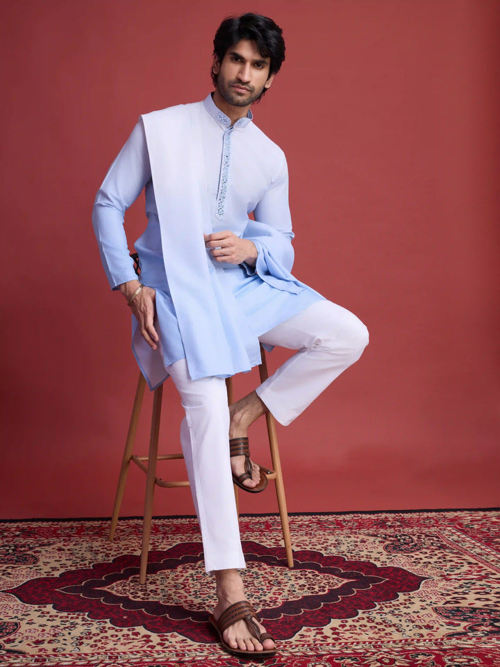 Party-Ready Rayon Kurta Set | Dupatta with Stunning Mirror Embellishments