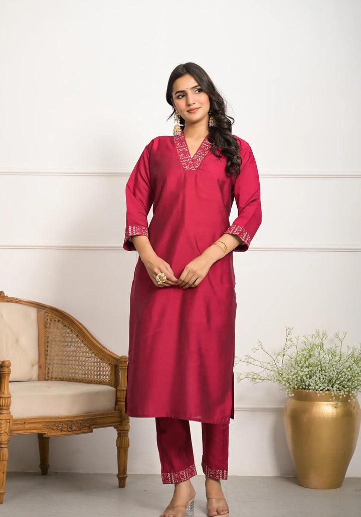 Gorgeous Teal Blue Suit | Viscose chanderi top bottom with Jacquard dupatta