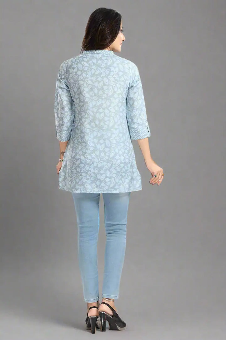 Stylish Rayon Short Kurti | Designer Print Party & Casual Wear