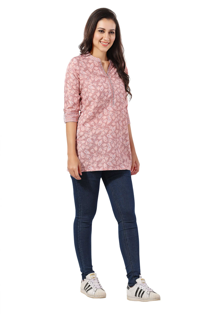 Stylish Rayon Short Kurti | Designer Print Party & Casual Wear