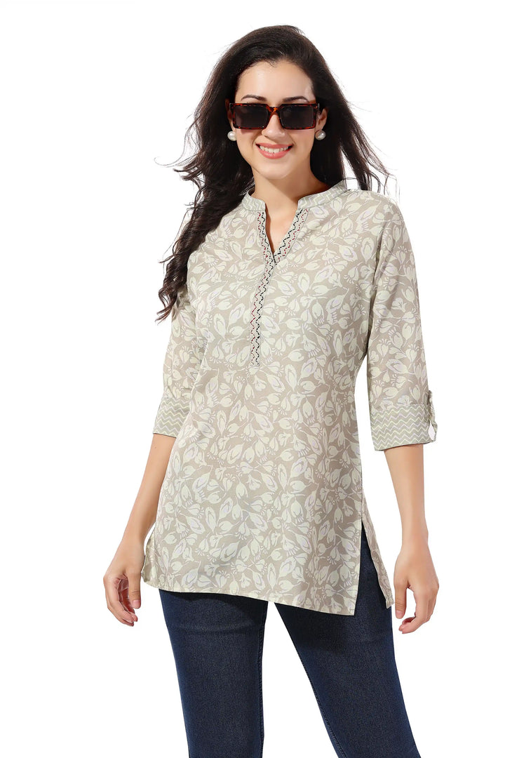 Stylish Rayon Short Kurti | Designer Print Party & Casual Wear