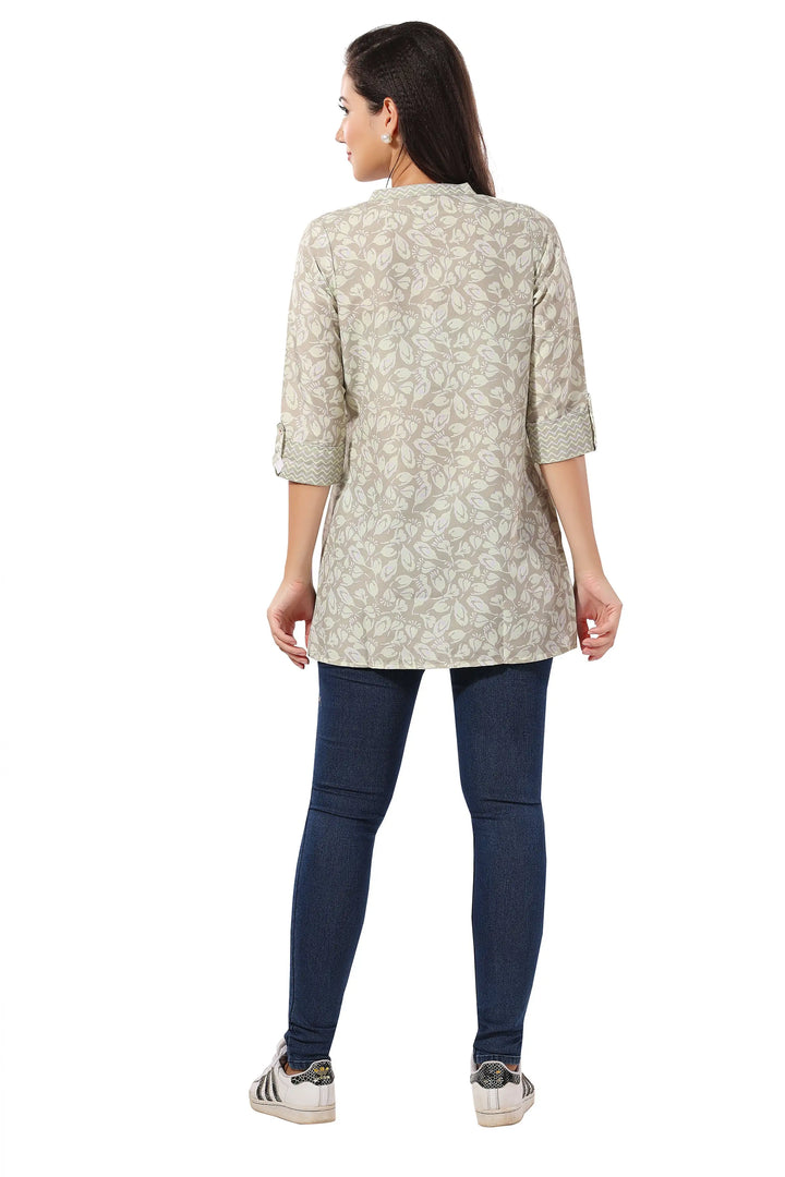 Stylish Rayon Short Kurti | Designer Print Party & Casual Wear