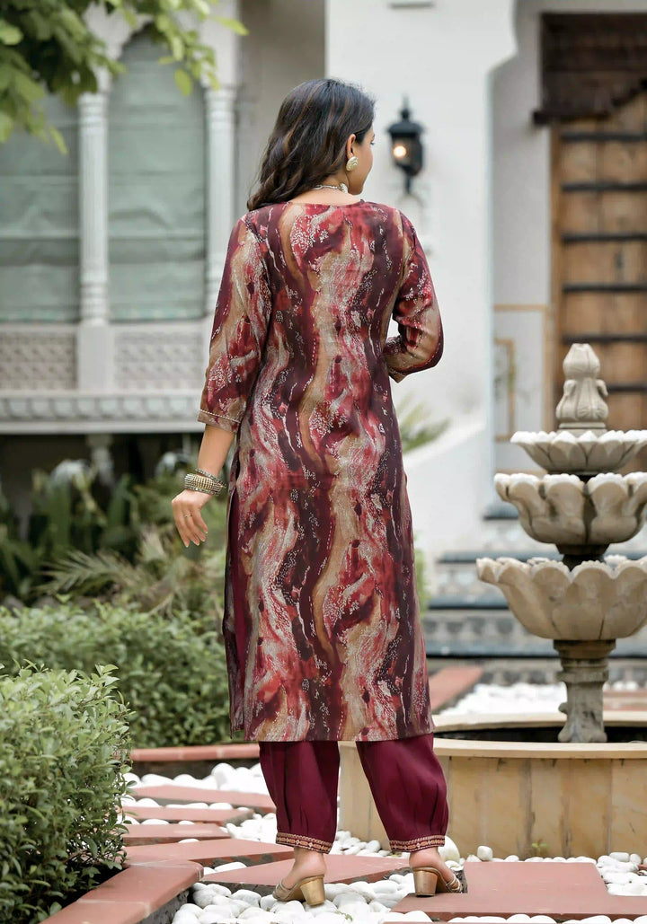 Luxurious Designer Suit | Soft Modal Silk Chanderi Dupatta