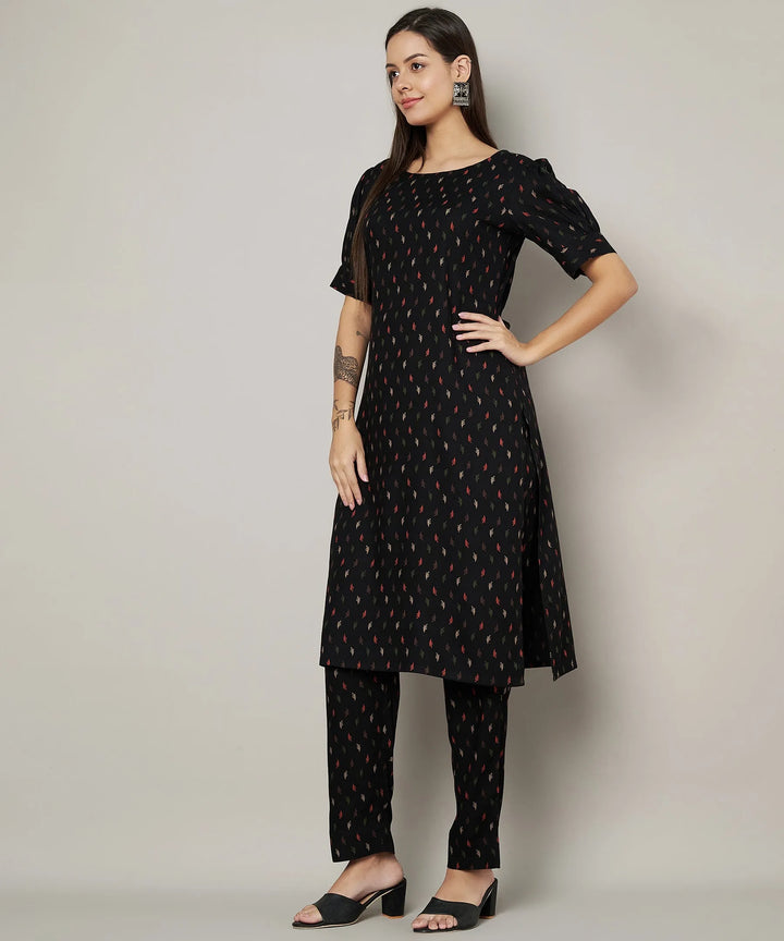 Stylish Viscose Rayon Kurti Set | Designer Printed Kurti with Matching Bottom