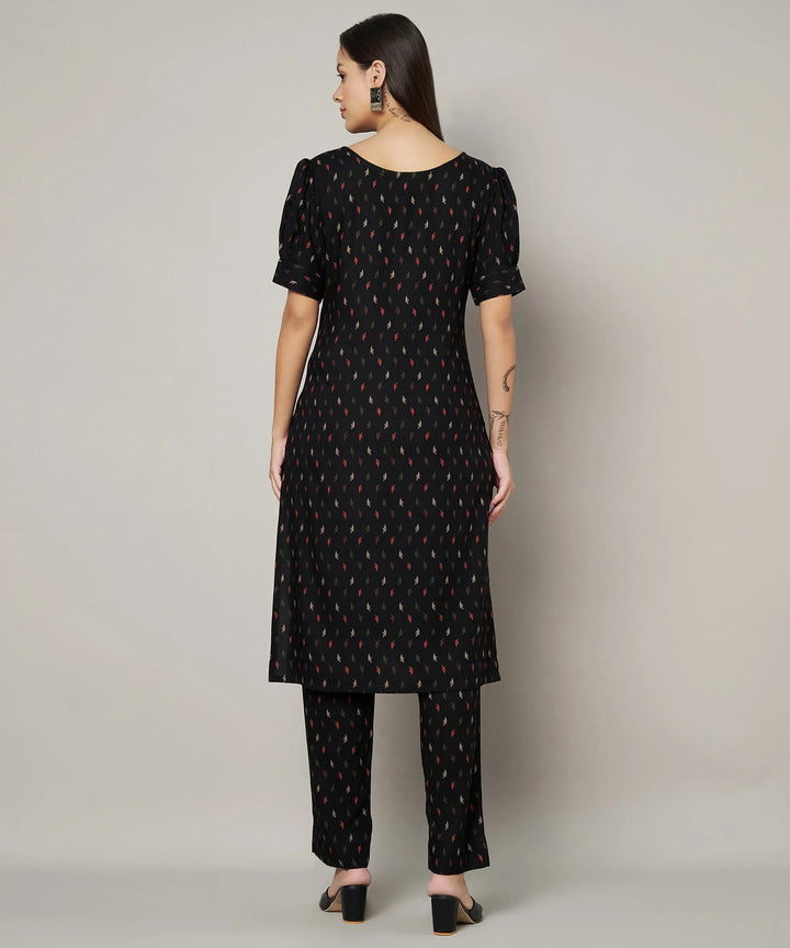 Stylish Viscose Rayon Kurti Set | Designer Printed Kurti with Matching Bottom