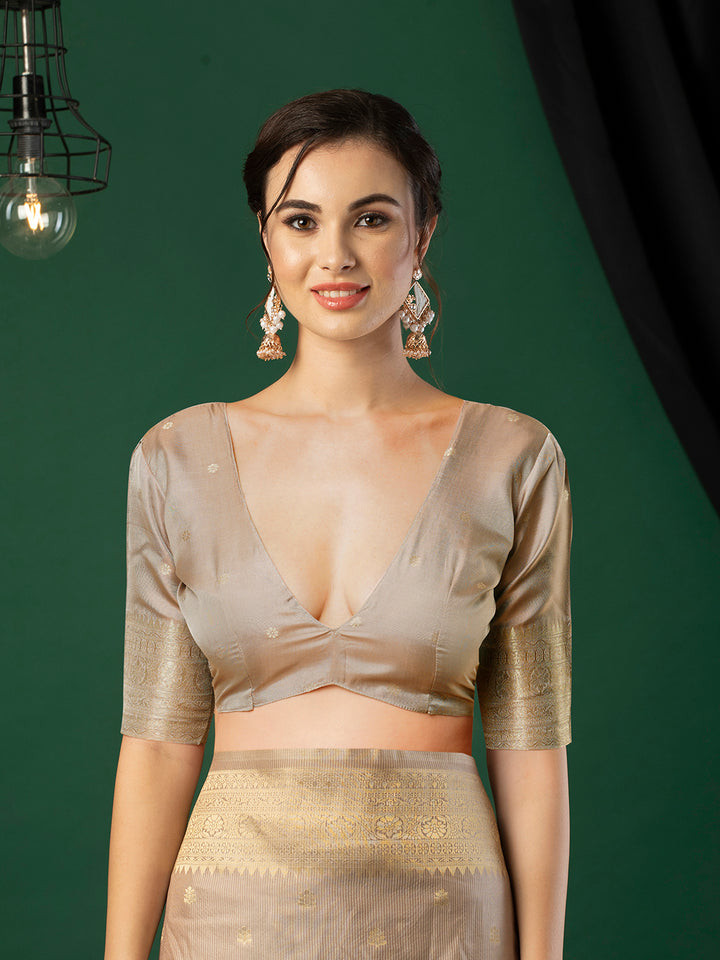 Nylon Banarasi Saree | Wevon Jacquard Design Party & Wedding Wear