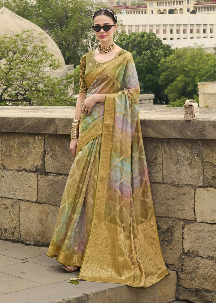 Royal Jacquard Silk Saree | Wedding & Party Wear with Embroidery Work