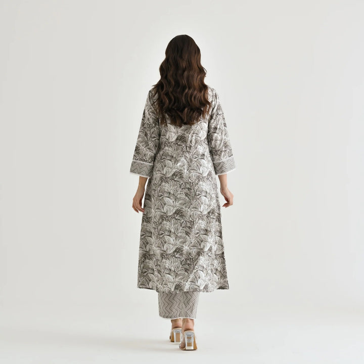 Designer Rayon Slub Salwar Suit | Printed & Moti Hand Work for Elegant Look