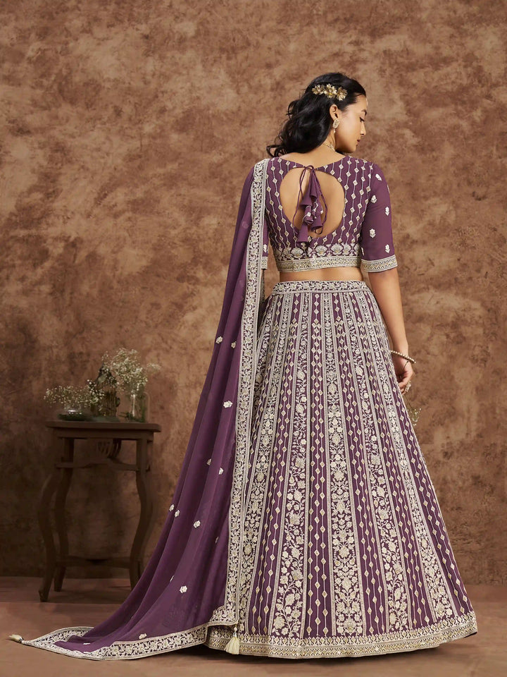 Luxurious Faux Georgette Lehenga Choli | Traditional Yet Modern
