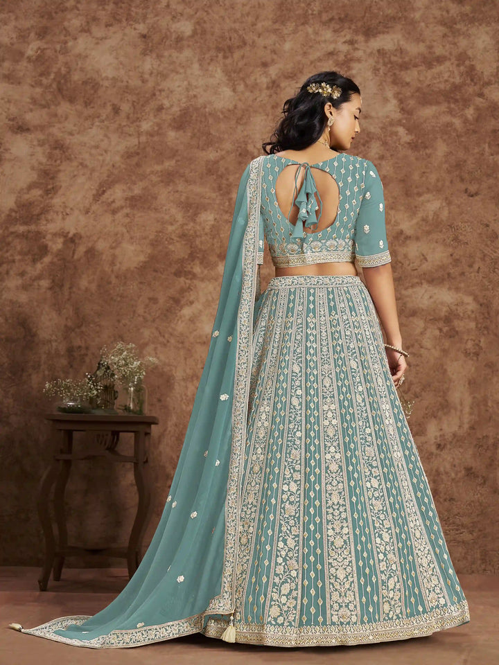 Luxurious Faux Georgette Lehenga Choli | Traditional Yet Modern