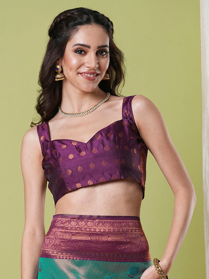 Traditional Banarasi Silk Saree | Jacquard Weaving Perfect for Festive Wear
