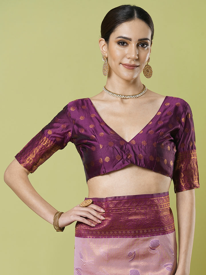 Traditional Banarasi Silk Saree | Jacquard Weaving Perfect for Festive Wear