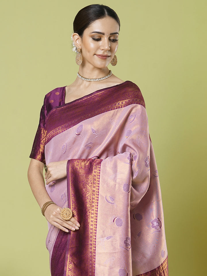 Traditional Banarasi Silk Saree | Jacquard Weaving Perfect for Festive Wear