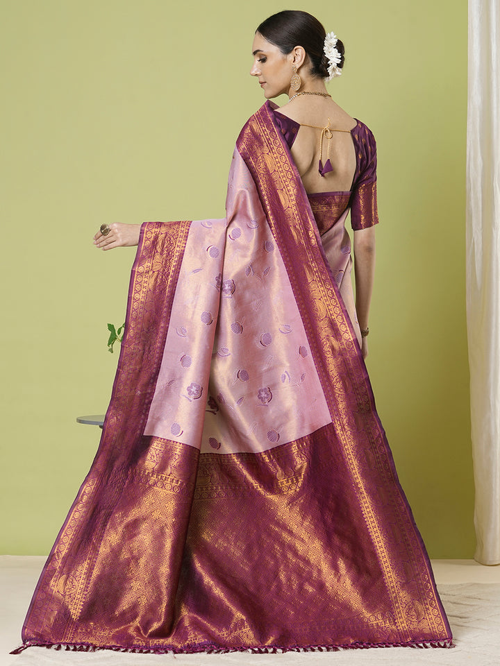 Traditional Banarasi Silk Saree | Jacquard Weaving Perfect for Festive Wear