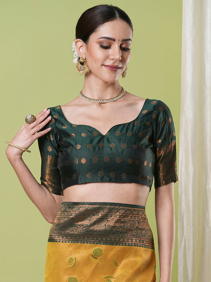 Traditional Banarasi Silk Saree | Jacquard Weaving Perfect for Festive Wear