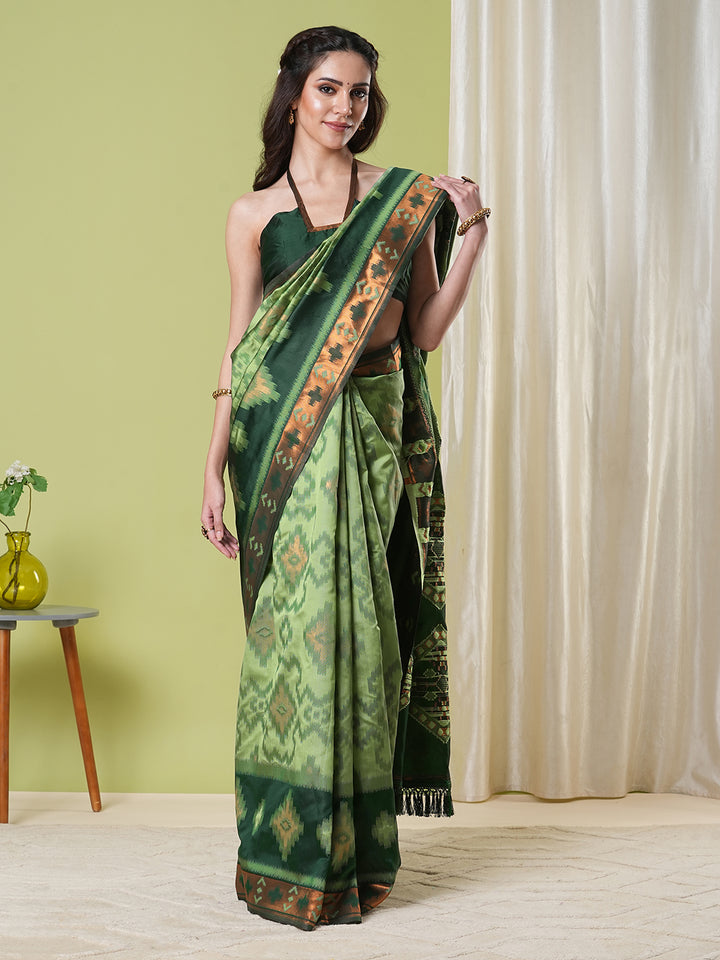 Traditional Banarasi Silk Saree | Rich Wevon Jacquard Festive Look