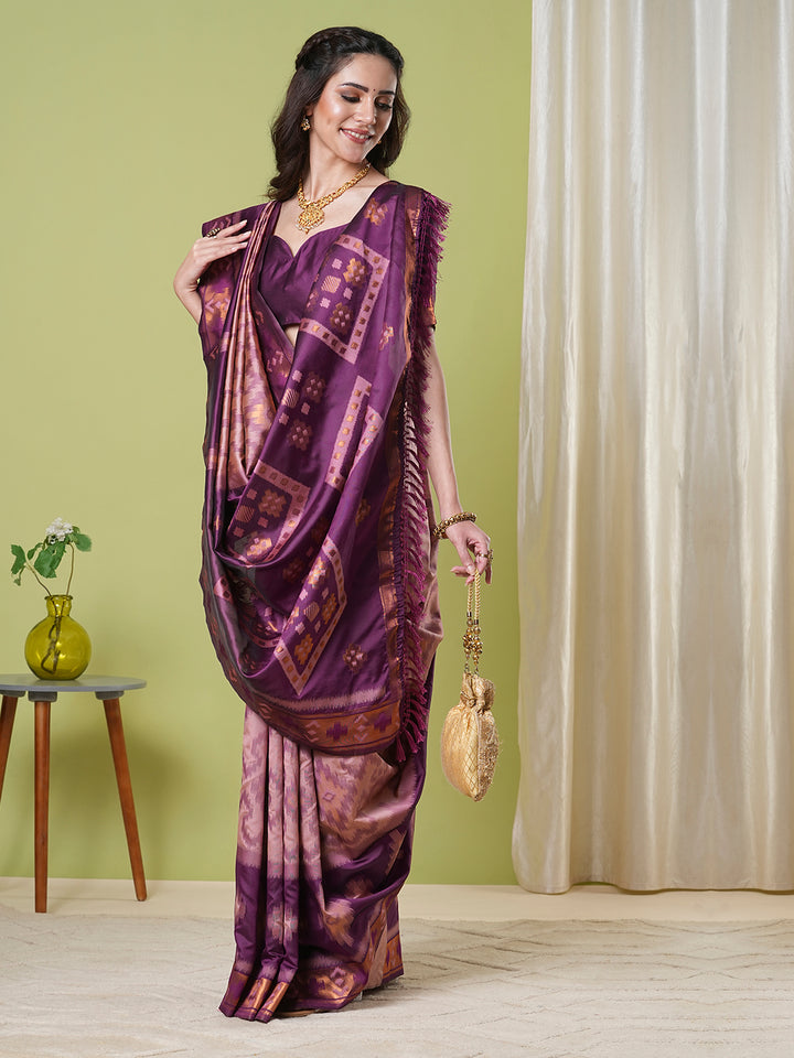 Traditional Banarasi Silk Saree | Rich Wevon Jacquard Festive Look