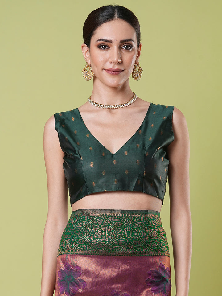 Banarasi Silk Saree | Wevon Jacquard Designer Elegant Festive Wear