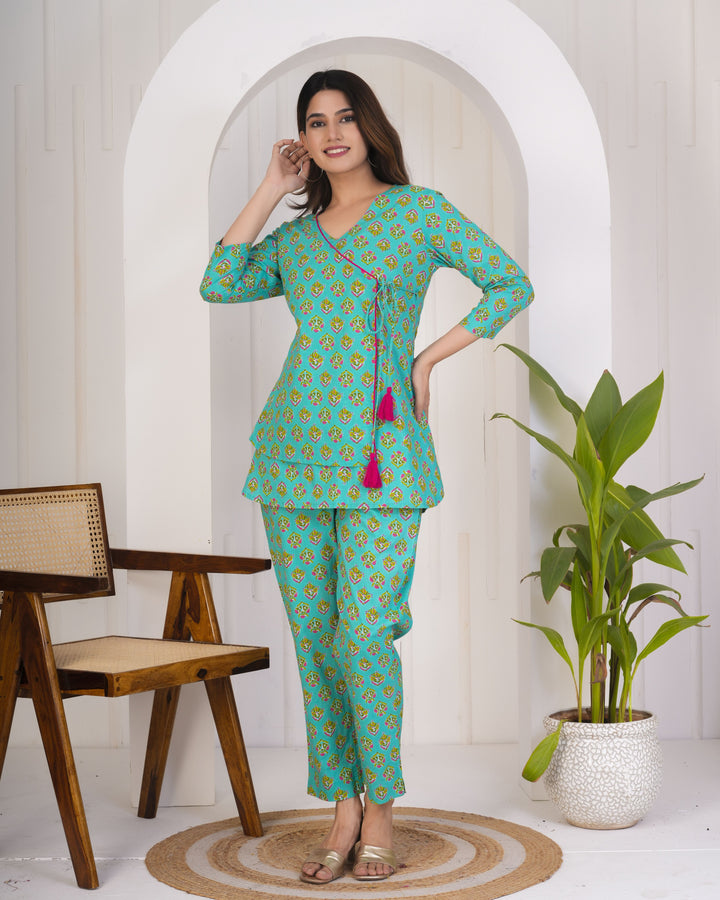 Chic Rama Cotton Co-ord Set | Lightweight & Comfortable Summer Wear