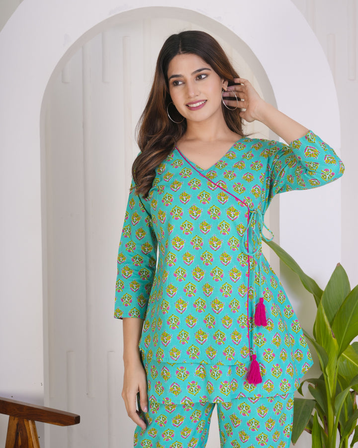 Chic Rama Cotton Co-ord Set | Lightweight & Comfortable Summer Wear