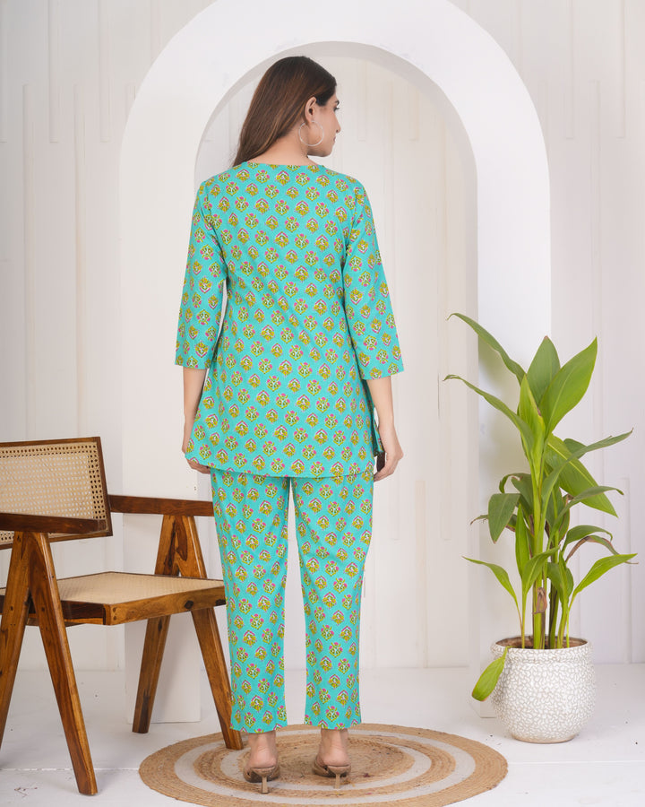 Chic Rama Cotton Co-ord Set | Lightweight & Comfortable Summer Wear