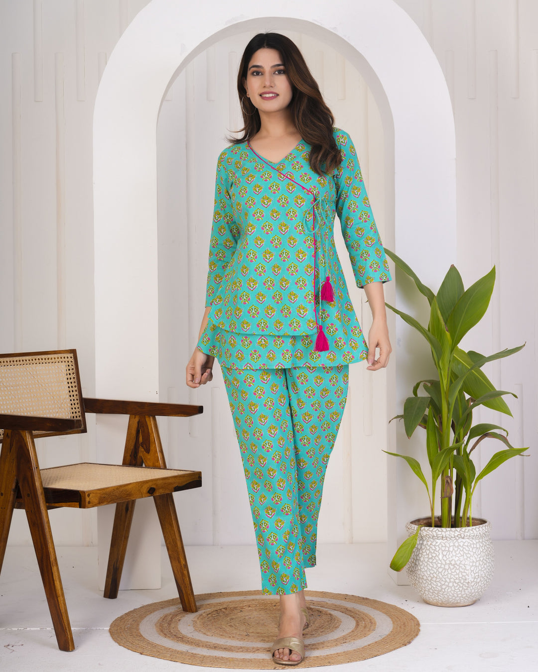 Chic Rama Cotton Co-ord Set | Lightweight & Comfortable Summer Wear