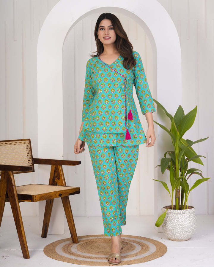 Chic Rama Cotton Co-ord Set | Lightweight & Comfortable Summer Wear