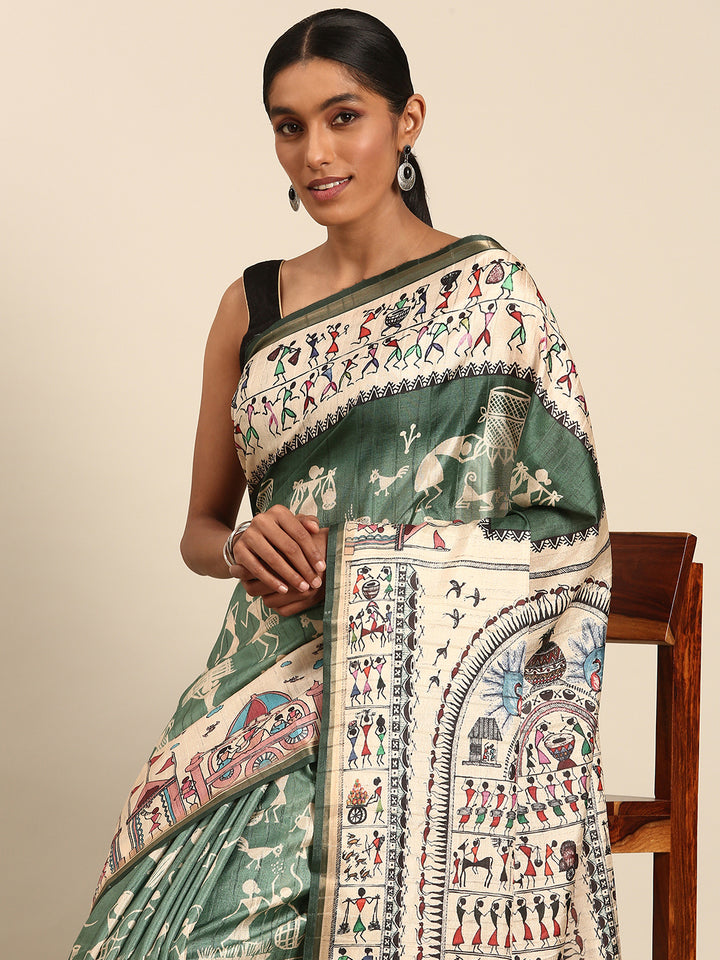 Elegant Cotton Saree | Designer Printed Traditional Festive Wear