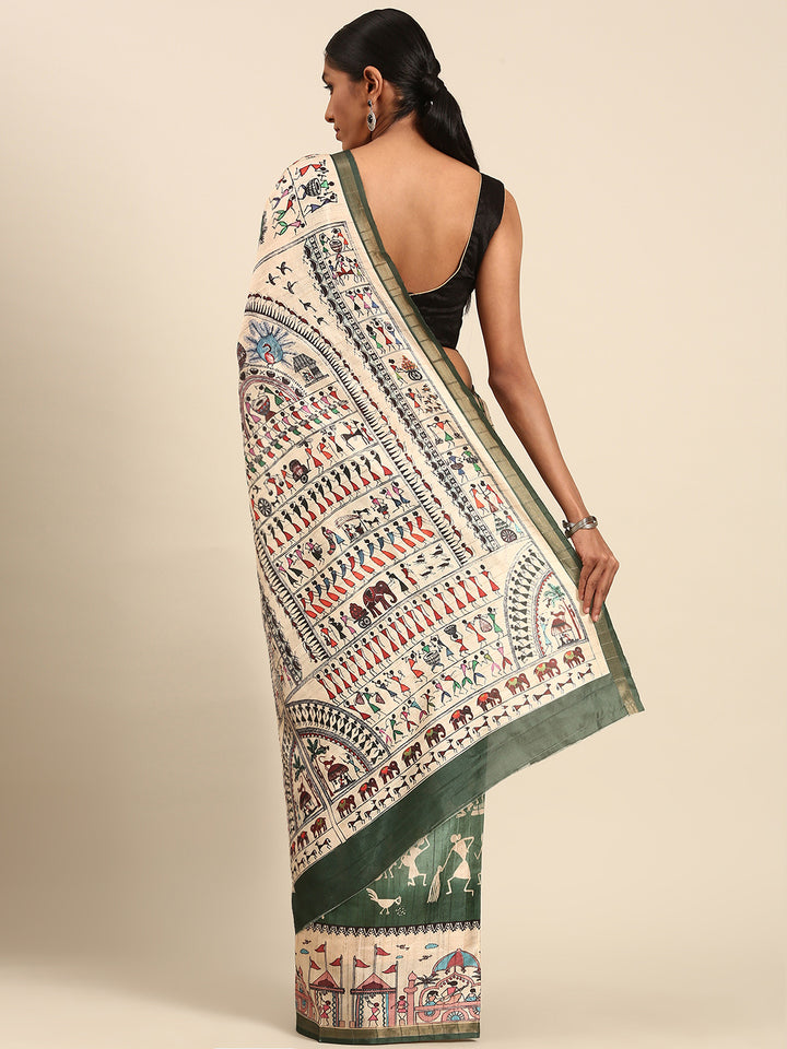 Elegant Cotton Saree | Designer Printed Traditional Festive Wear