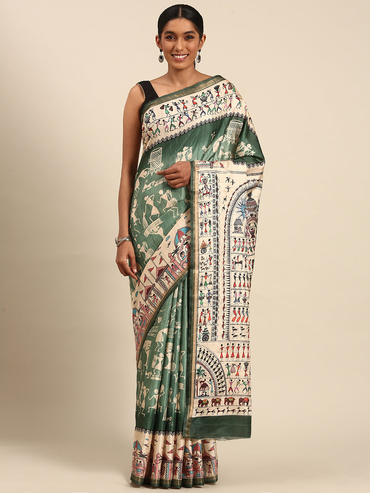 Elegant Cotton Saree | Designer Printed Traditional Festive Wear