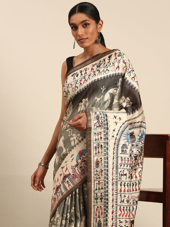 Elegant Cotton Saree | Designer Printed Traditional Festive Wear