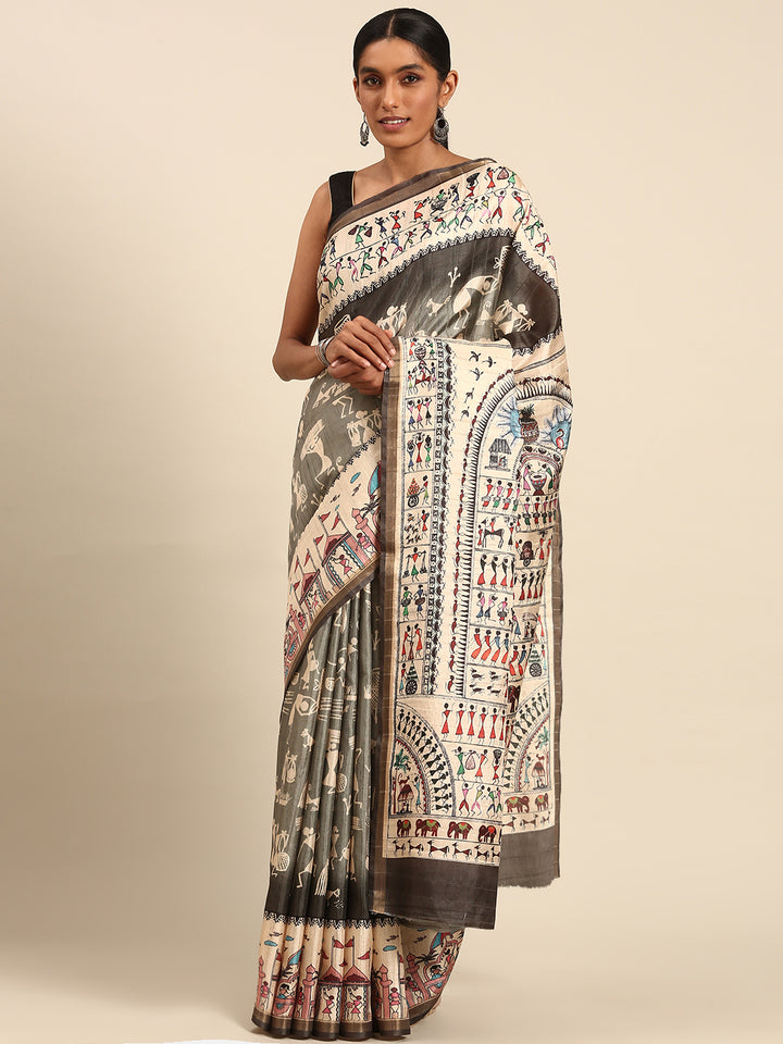 Elegant Cotton Saree | Designer Printed Traditional Festive Wear