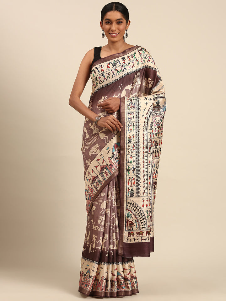 Elegant Cotton Saree | Designer Printed Traditional Festive Wear