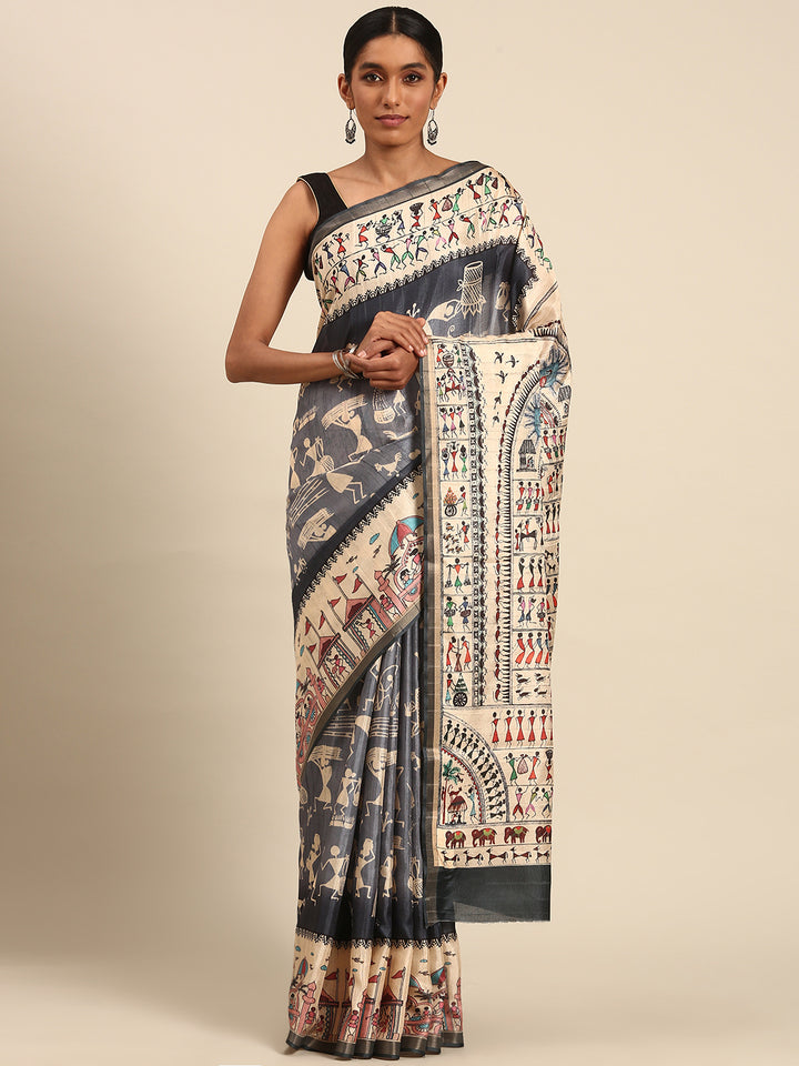 Elegant Cotton Saree | Designer Printed Traditional Festive Wear