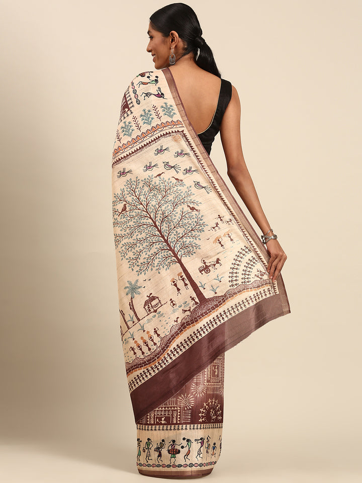 Contemporary Cotton Saree | Designer Printed Elegance for Women